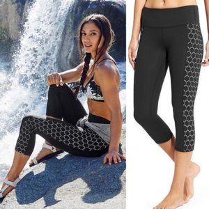 Athleta High Rise Eyelet Chaturanga Capri